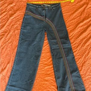 bnwt modcloth rainbow stripe jeans